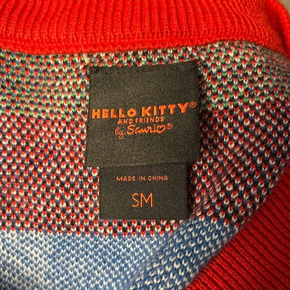 EUC Sanrio Hello Kitty and Friends Kawaii Icons Gingham Women's Vest Medium - Picture 5 of 7